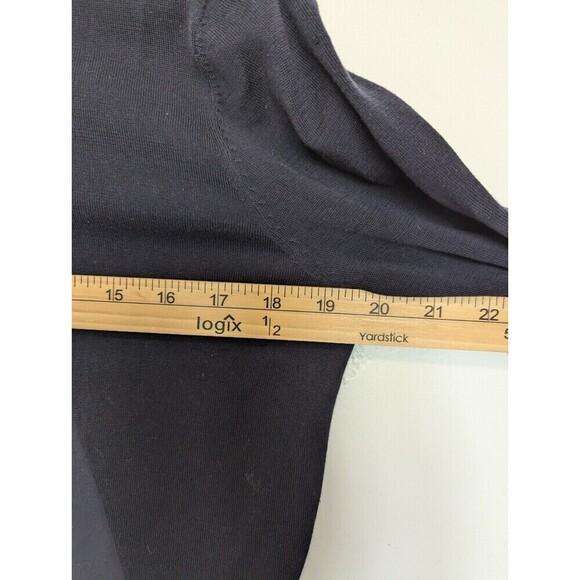 COS Sweater Women Size Small Navy Blue Long Sleeve - Picture 8 of 9